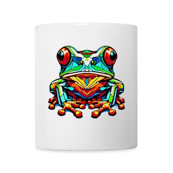Frosch - Tasse - Weiß - Vorne