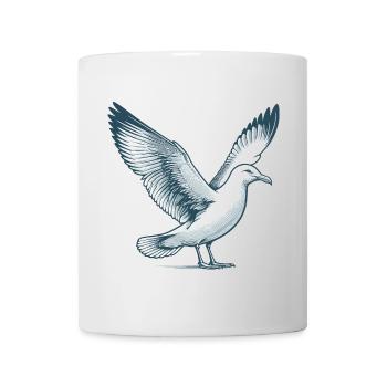 Möwe - Tasse - Weiß - Vorne