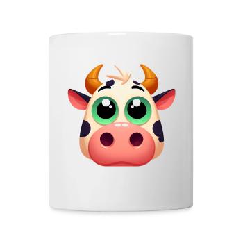 Vache - Mug blanc - blanc - Devant