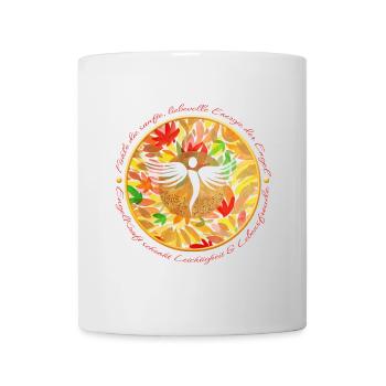 Engel der Herbstenergie - Sonja Ariel von Staden - Tasse - Weiß - Vorne