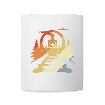 Style rétro ferroviaire - Mug blanc - blanc - Devant