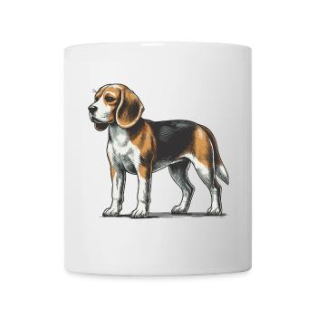 Beagle - Tasse - Weiß - Vorne