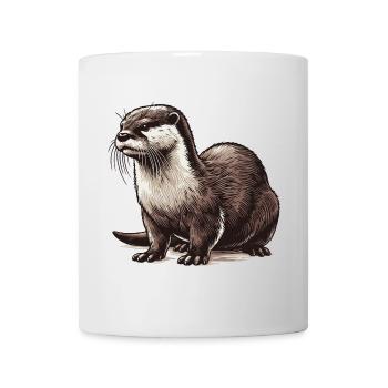 Otter - Tasse - Weiß - Vorne