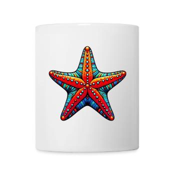 Seestern - Tasse - Weiß - Vorne