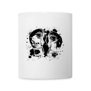 Boxhandschuhe - Tasse - Weiß - Vorne