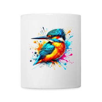 Martin-pêcheur - Mug blanc - blanc - Devant