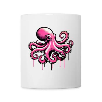 Pieuvre - Mug blanc - blanc - Devant