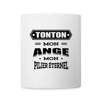 TONTON MON ANGE MON PILIER ETERNEL - Mug blanc - blanc - Devant