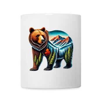 Ours - Mug blanc - blanc - Devant