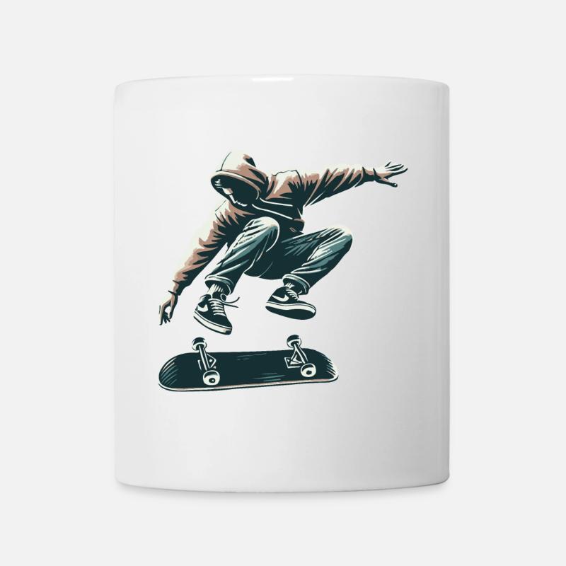 Skater - Tasse - Weiß