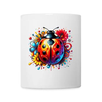 Marienkäfer - Tasse - Weiß - Vorne
