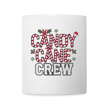 Festive Candy Cane Crew Christmas - Mug - white - Front