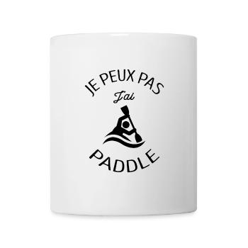 JE PEUX PAS J'AI PADDLE - Mug blanc - blanc - Devant