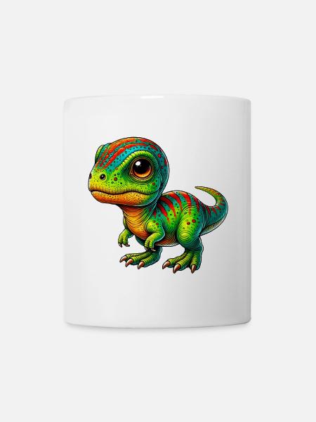 Dinosaurier - Tasse - Weiß