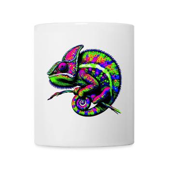Chamäleon - Tasse - Weiß - Vorne
