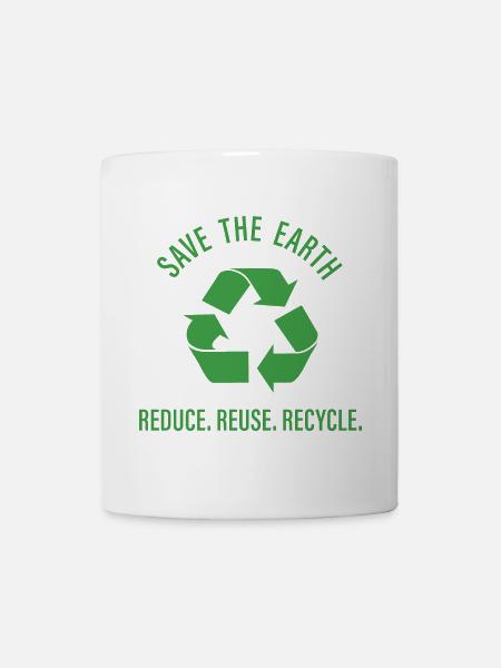 Reduce Reuse Recycle - Mug - white