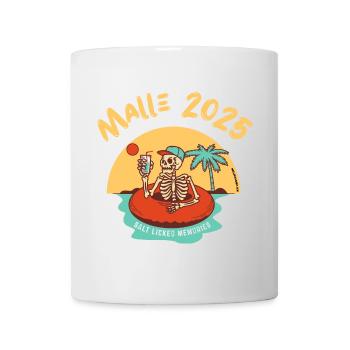 Malle 2025 - die Mallorca Party - Tasse - Weiß - Vorne