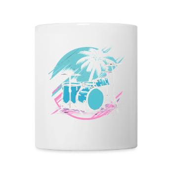 Drums 90s Look - Mug - white - Front
