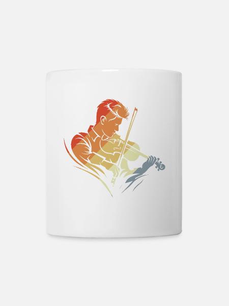 Retro Geiger - Tasse - Weiß