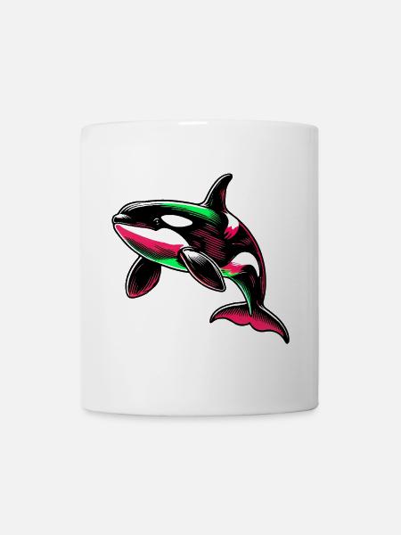 Schwertwal - Tasse - Weiß