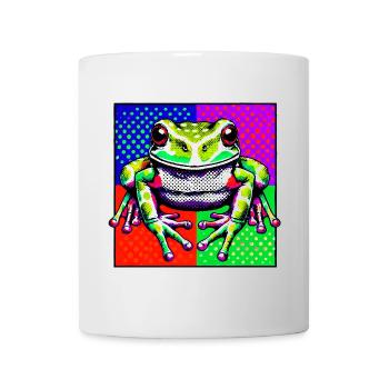 Frosch - Tasse - Weiß - Vorne