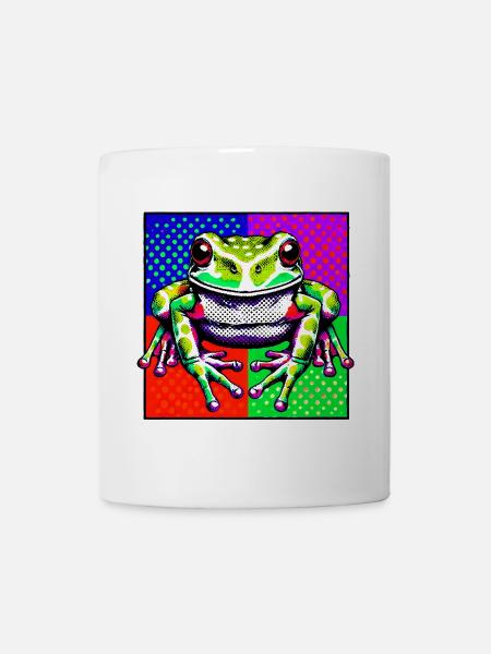Frosch - Tasse - Weiß