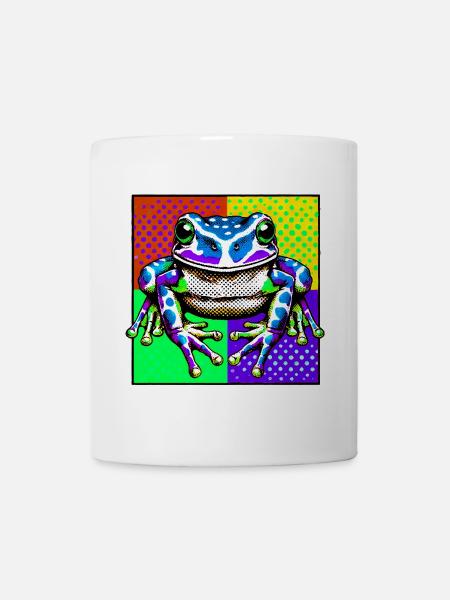 Frosch - Tasse - Weiß