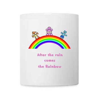 Nach dem Regenregenbogen-Arc - Tasse - Weiß - Vorne