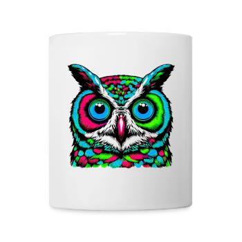 Hibou - Mug blanc - blanc - Devant