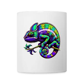 Chamäleon - Tasse - Weiß - Vorne