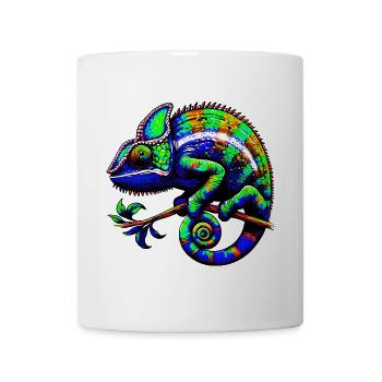 Chamäleon - Tasse - Weiß - Vorne