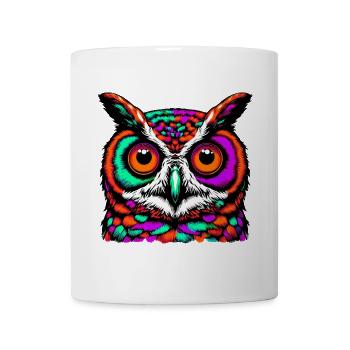 Eule - Tasse - Weiß - Vorne