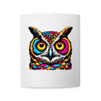 Eule - Tasse - Weiß - Vorne