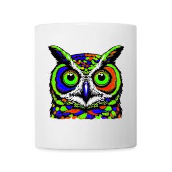 Hibou - Mug blanc - blanc - Devant