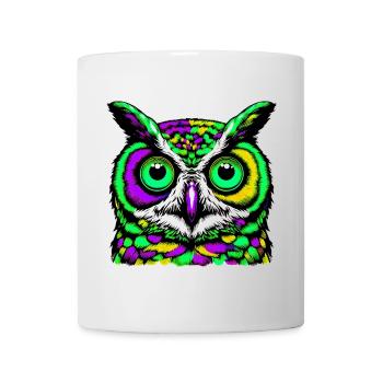 Hibou - Mug blanc - blanc - Devant