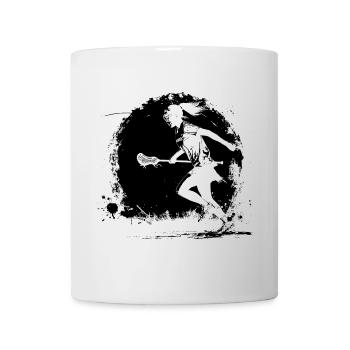 Lacrosse Spielerin - Tasse - Weiß - Vorne