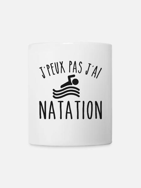 Schwimmen Ich kann nicht schwimmen Schwimmer - Tasse - Weiß