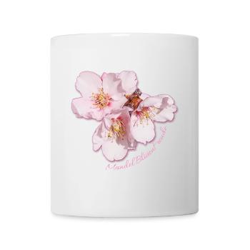 Mandelblüten Freude - Sonja Ariel von Staden - Tasse - Weiß - Vorne