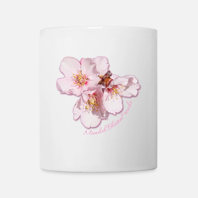 Mandelblüten Freude - Sonja Ariel von Staden - Tasse - Weiß