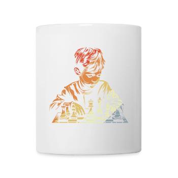 Vintage Chess Boy - Mug - white - Front