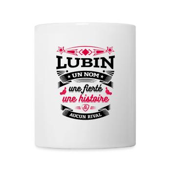 LUBIN UN NOM UNE FIERTÉ AUCUN RIVAL - Mug blanc - blanc - Devant