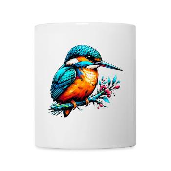 Martin-pêcheur - Mug blanc - blanc - Devant