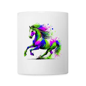 Cheval - Mug blanc - blanc - Devant
