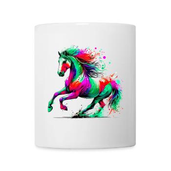 Cheval - Mug blanc - blanc - Devant