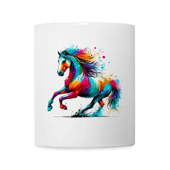 Pferd - Tasse - Weiß - Vorne