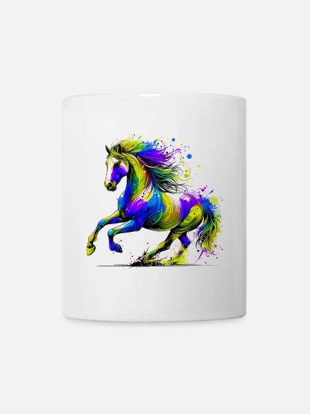 Pferd - Tasse - Weiß