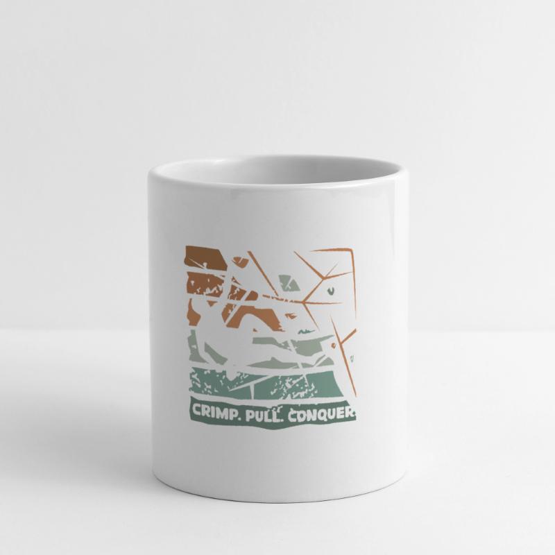 Bouldering – Crimping. Pull. Conquer. Mug