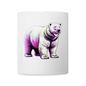 White polar bear - Mug - white - Front