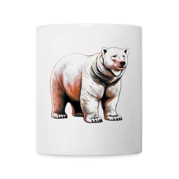 Weißer Eisbär - Tasse - Weiß - Vorne