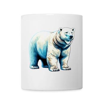 White polar bear - Mug - white - Front